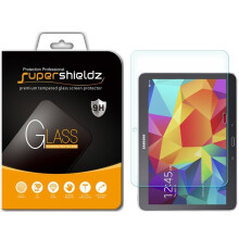 Supershieldz (2er-Pack) Entwickelt fr Samsung Galaxy Tab 4 10,1 Zoll (nur Modell SM-T530), Displayschutzfolie (gehrtetes Glas), kratzfest, blasenfr