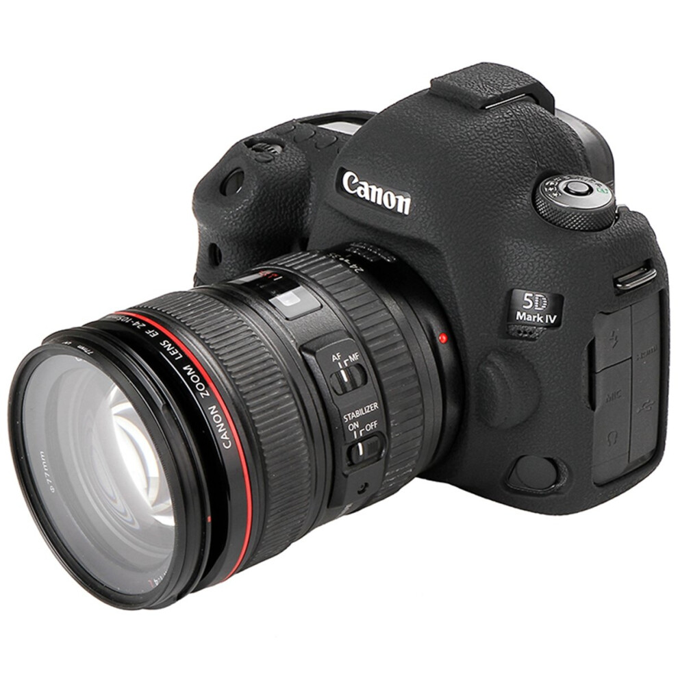 tui STSEETOP pour appareil photo Canon 5D Mark IV 5D IV 5D4 - Housse de protection en silicone pour appareil photo reflex num   rique, cage amovib