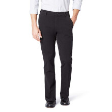 Dockers Heren Slim Fit Workday Khaki Smart 360 Flex Broek Zwart 32W