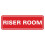 Standard Standard Riser Camera u?a/semn de perete -Red - mare 1