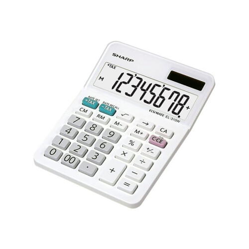 Sharp Calculators Sharp EL-310WB 8 Digit Professional Mini-Desktop Calculator