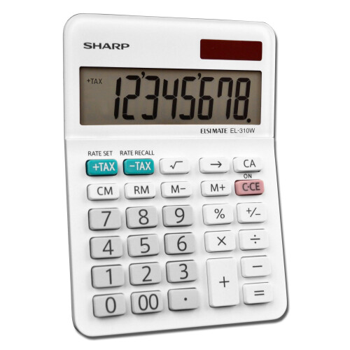 Sharp Calculators Sharp EL-310WB 8 Digit Professional Mini-Desktop Calculator 1