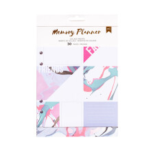 American Crafts Marble Crush Memory Planner, 32-teiliges Event-Einlagen-Collage