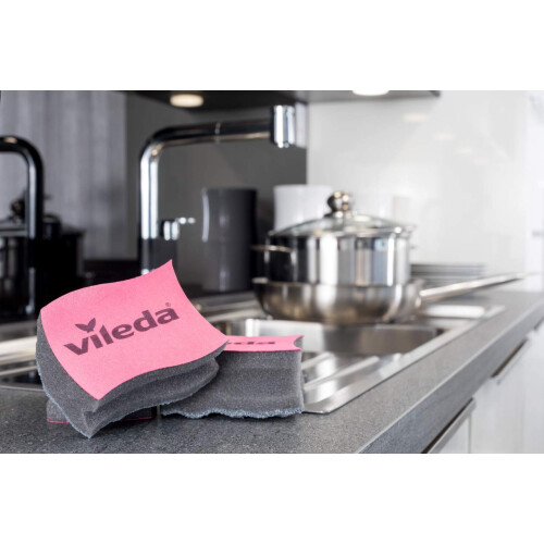 Vileda Vileda 157403 Clean & Shine Sponge rustfrit st?l 2