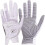 gH Womens Leather golf gloves One Pair - Plain Both Hands (White  22 (XL)) 1