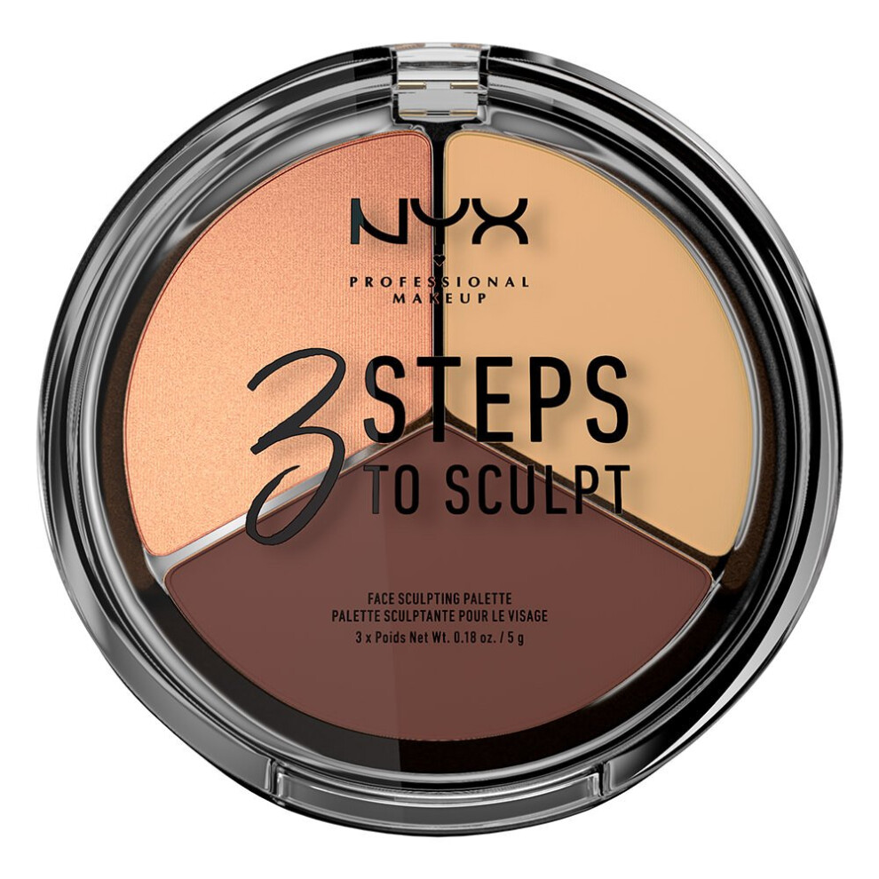 Maak Nyx Professional Makeup 3 Steps To Sculpt Face Sculpting Contour Pale
