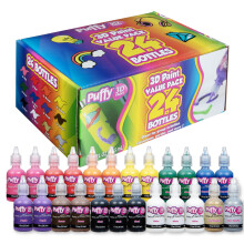Puffy 1 fl oz 3 est nceis e 2 pinc is 3d tinta 24 pacote arco - ris
