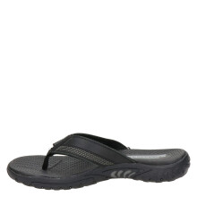 Skechers mens Relaxed Fit: Reggae - Cobano Flip Flop Black 7 US