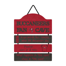 FOCO Tampa Bay Buccaneers NFL Mancave Team Logo Man Cave Hanging Wall Sign