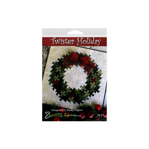Needlelove Twister Holiday Using the Primitive Pinwheels Tool pattern