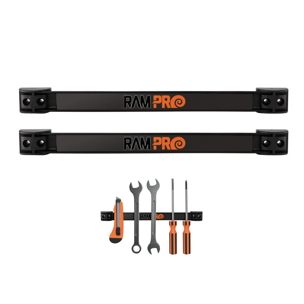 RamPro 2 Pack 12"" Magnetic Tool Holder Magnetic Tool Holder Strip A