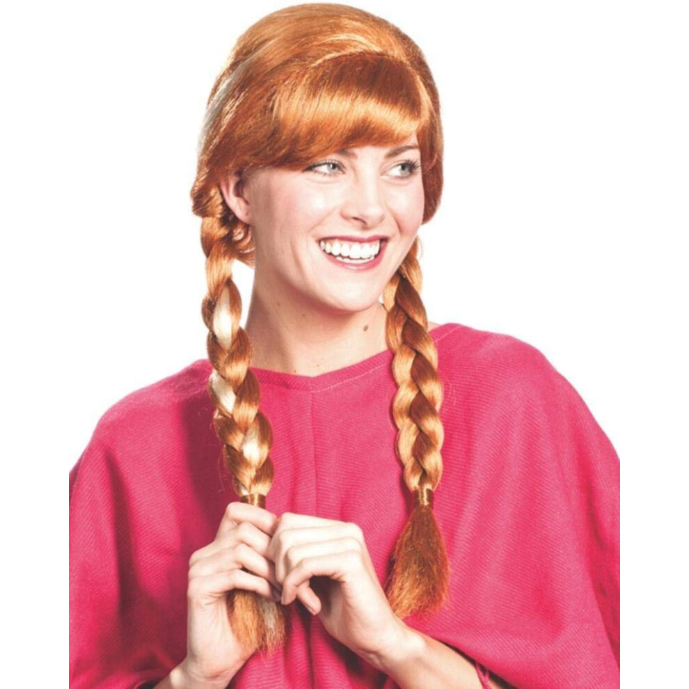 Guide D'entretien Des Perruques De D Guisement Anna Girl Color Auburn - Enigma Wigs Women's Arendelle Princess Let It Go Ana Bundle-image