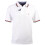 Tommy Hilfiger Tommy Hilfiger Herrars Randig Krage Polo (Medium, Vit) 1