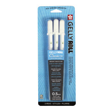 Sakura Gelly Roll Classic 10 Bold Point Pen (3er-Pack), 3 St ck (1 St ck), wei