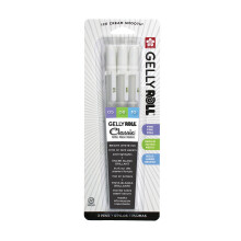 Sakura 57454 Gelly Roll Classic Ass't (05/08/10) 3PK PEN VIT