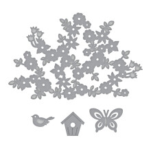 Spellbinders Shapeabilities Spring Canopy und Elements Etched Die Set