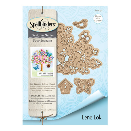 Spellbinders Shapeabilities Spring Canopy und Elements Etched Die Set 2