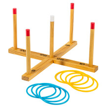Franklin Sports Jeu de lancer d'anneaux en bois