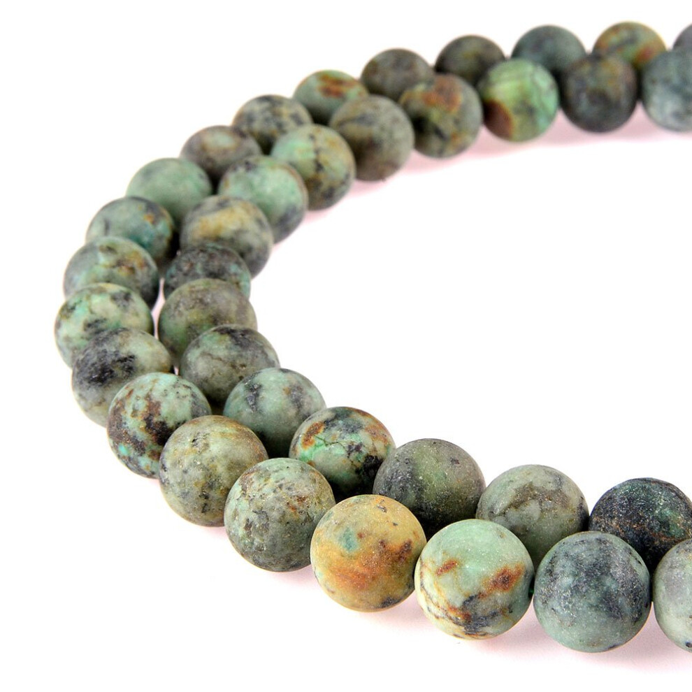 Perles en vrac en pierres pr   cieuses naturelles PLTbeads, mates, environ 15,5 pouces, pour bricolage