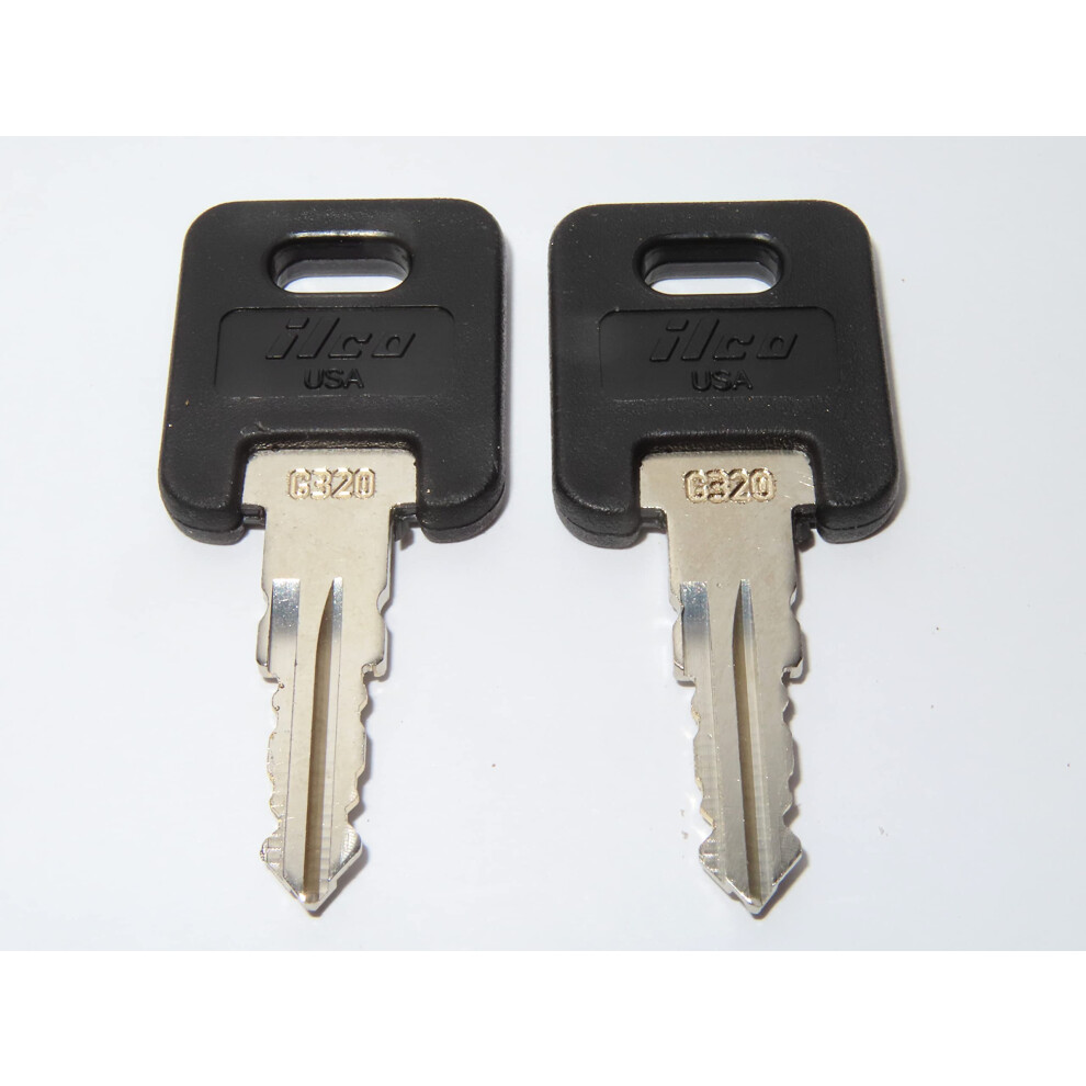 Global Link Rvs Motorhome Trailer Keys 2 Ilco Top Keys Cut To Ke Black 761856142688