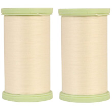 Jassen (2-pack) Dual Duty Plus Cream Hand Quilting Thread Sterke All Pu