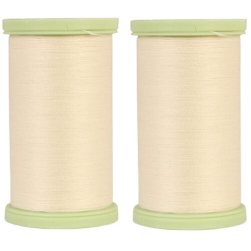 Coats (2 Πακέτο) Dual Duty Plus Κρέμα Χειροποίητο Νήμα Ραψίματος Ισχυρό Γενικής Χρήσης