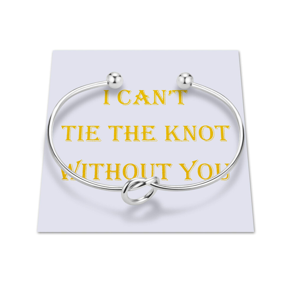 Cadeaux de demoiselle d'honneur CHICNOW Cadeaux de demande en mariage pour demoiselle d'honneur Bracelet n   ud d'amour