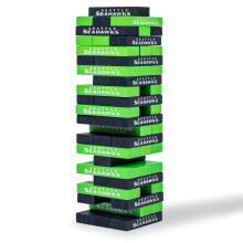 Wild Sports NFL Seattle Seahawks Tafelbladstapelaars 3"" x 1"" x .5"", teamkleur