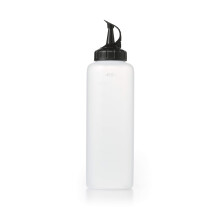OXO Good Grips Chef's Squeeze Bottle - Large (11219400) | One-Handed Precision, Interchangeable Lids, Thin/Wide Tips