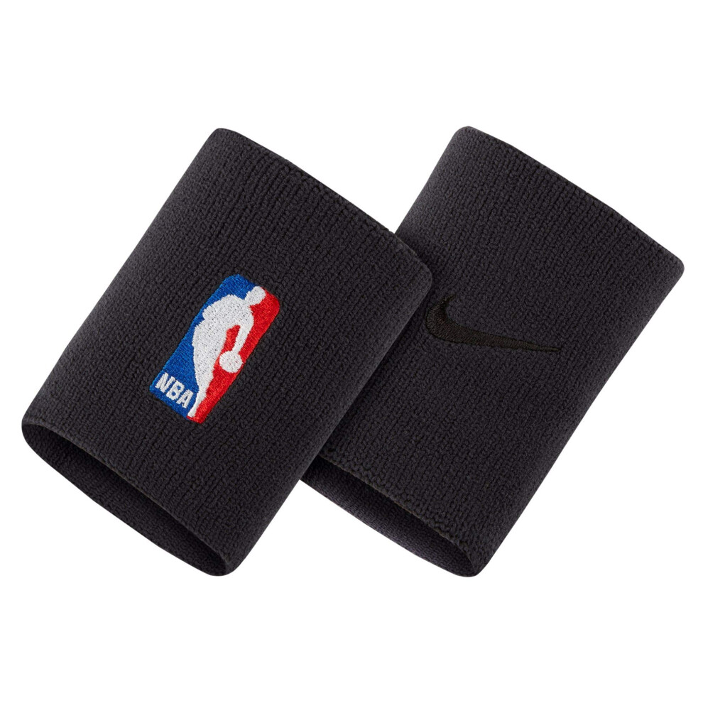Nike Men's Wristband NBA Sweatband  Black/Black  Standard Size