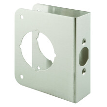Prime-line MP9455 LOCK OG D?RINGSforst?rker 1-3/4 in. x 2-3/8 in. Naturlig finish i rustfrit st?l (enkelt pakke)
