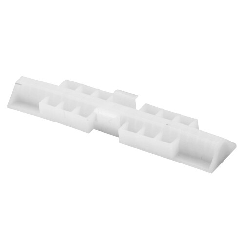 Prime-Line MP6539 Bi-Fold deurschuifgeleider Nylon constructie Wit (2-pack)
