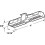 Prime-Line MP6539 Bi-Fold deurschuifgeleider Nylon constructie Wit (2-pack) 2