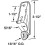 Prime-Line MP7141-5 Ρόδες Στήριξης Συρταριών, 13/16 ιντσών, Αριστερά (5 Τεμάχια) 2