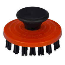 Le Creuset Nylon-Grillpfannenb rste aus Gusseisen, 3 1/4 Zoll, Flamme