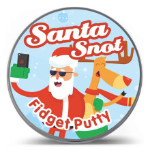 Julemanden Snot Fidget Putty Christmas Stress Relief Gags Weird Stocking Stuffers Secret Santa Gaver til kolleger Unikke hvide elefantideer Red P