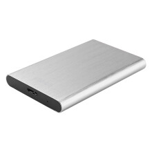 (Silver) 2.5 Inch Metal External Hard Disk Portable USB 3.0 Mobile Hard Drive 1TB External Hard Drive
