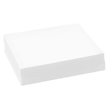 500 folhas de branco brilhante 8,5 """" x 5,5 """" tamanho de meia carta regular 24lb. Papel