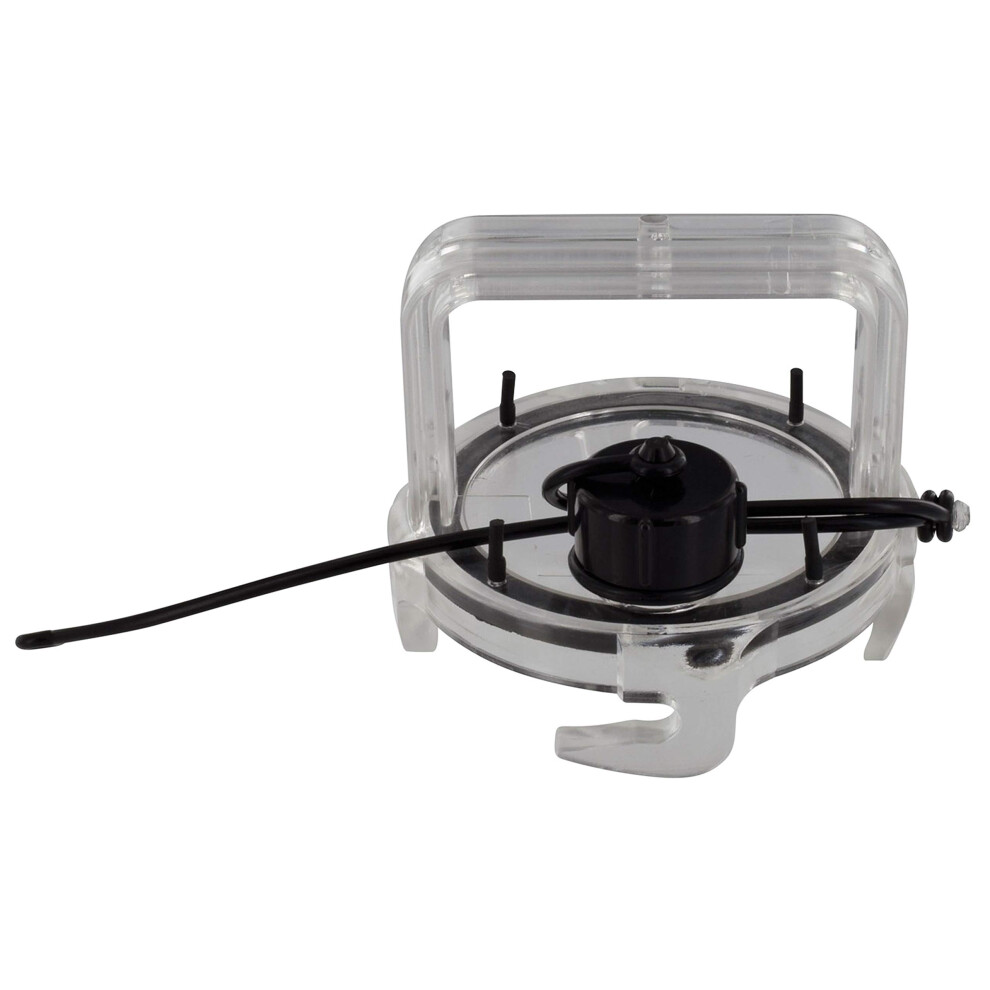 Valterra F02-3106Cl Ez Coupler Valve Cap With Handle - 3.9"" Clear 019079331069