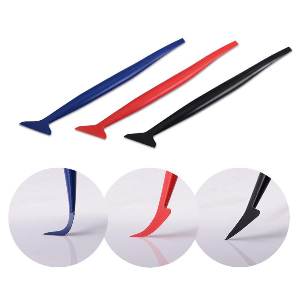 Set De 4 Micro Raclettes Dwcx Pour Pose Film Auto – Vinyle Wrapping Et Joint – Outils