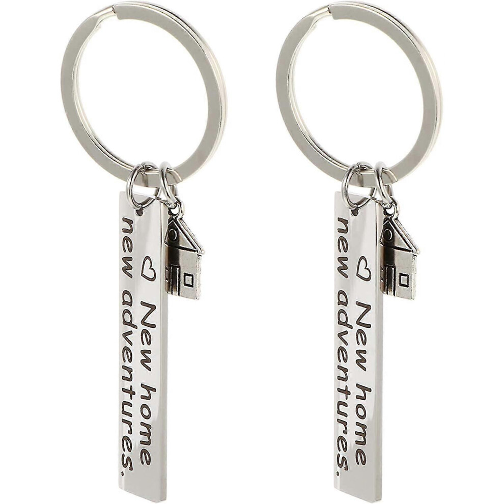 Konhill (As Show, One Size) Keyring New Home New Adventure 2022 First New Home Key Ring Keychain Housewarming Gift Gift