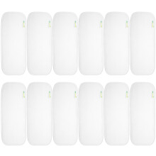 wegreeco Reusable Soft 4 Layers 12 Pack Inserts for Baby Cloth Diaper High Absorbing Washable Liners