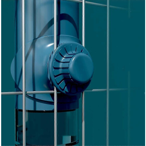 (As show, One size) Hanging Cage Automatic Pet Feeder 1pc Blue 1