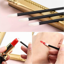 (As show, One size) 400 Pcs Disposable Lip Applicators Bulk Lip Gloss Brush Cosmetic Sticks Lip Wands Lip Brush