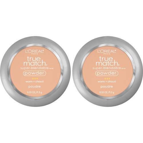 L'Oreal Paris Cosmetics True Match Super-Blendable Powder Sand Beige 2 Count