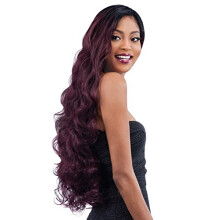 Shake-N-Go Syntetisk Organique Mastermix Väva Förlängning - BODY WAVE 3PCS 18"/20"/22" (1B Off Black)