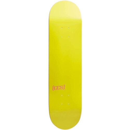 CCS [CCS] Logo Skateboard Deck Yellow 8.25 """"