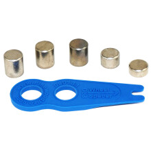 Pinewood Pro Derby Greuta?i auto - greuta?i de cilindri rotunde Tungsten 2oz cu distan?a de roata libera ?i instrument de ghidare a forajului