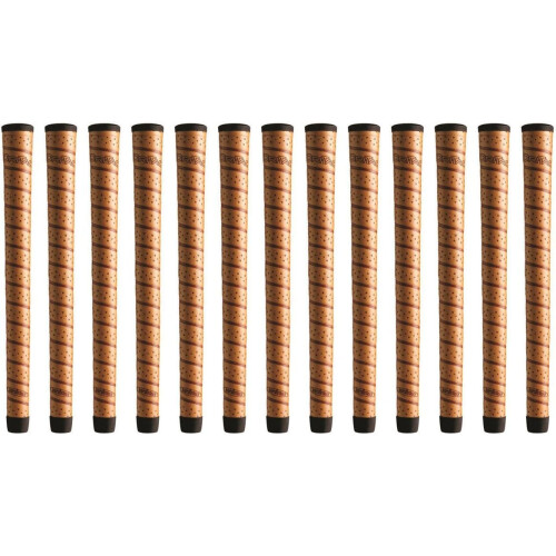 Winn DriTac Wrap Midsize +1/16"""" Copper Golf Grip Bundle (13 Piece)