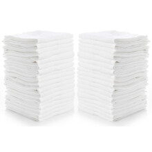 Pacote de lavagens de algod o 79078 simpli-magic de 24 12 x 12 branco